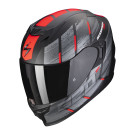 SCORPION Integralhelm EXO-520 EVO AIR MAHA Mattschwarz Rot ECE R22.06