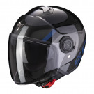 Scorpion Jet Helm EXO-CITY SYMPA Schwarz-Silber XS-2XL