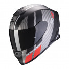 Scorpion Integral Helm EXO-R1 AIR CORPUS Matt Schwarz-Silber-Rot XS-XL