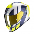 Scorpion Integral Helm EXO-R1 AIR CORPUS Weiss-Blau-Neon Gelb XS-XL
