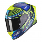 Scorpion Integral Helm EXO-R1 AIR VICTORY Blau-Neon Gelb XS-XL