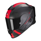 SCORPION Integralhelm EXO-R1 EVO CARBON AIR MG Mattschwarz Rot ECE R22.06