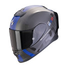 SCORPION Integralhelm EXO-R1 EVO CARBON AIR MG Mattschwarz Blau ECE R22.06