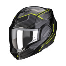 SCORPION Klapphelm EXO-TECH EVO ANIMO Schwarz Neon Gelb ECE R22.06