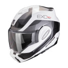 SCORPION Klapphelm EXO-TECH EVO PRO COMMUTA Weiss Silber ECE R22.06