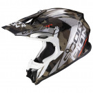 Scorpion Moto Cross Helm VX-16 AIR WAKA Schwarz-Silber XS-2XL
