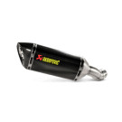 SW-Motech Akrapovic Slip On Abgassystem Schwarz passt für Kawasaki Z900(19-)