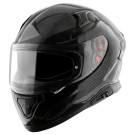 Bores Gensler Motorrad Integralhelm mit Sonnenblende Apex Carbon Solid ECE22.06 Glanz XS-2XL