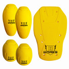 Bores Motorrad Protektorenkit Schulter Ellenbogen und Rücken CE 1621 Level 2 universal passend
