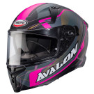 Caberg Integralhelm Avalon X Optic matt-schwarz_grau-Fuchsia - Größe XS-M