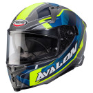 Caberg Integralhelm Avalon X Optic matt-grau_blau-fluo-gelb - Größe XS-2XL