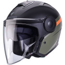 Caberg Jethelm Soho Zephir matt-schwarz_grün-orange - Größe XS-2XL