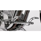 FALCON Round Style Fußrastenanlage silber TÜV passt für SUZUKI VS 600 Intruder(9