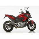 HURRIC Supersport Auspuff Carbon EG-BE passt für HONDA NC750S(16-21)/NC750X(21-2