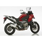 SHARK DSX-5 Auspuff silber EG-BE passt für HONDA VFR1200X Crosstourer(12-15)