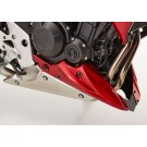 BODYSTYLE Sportsline Bugspoiler schwarz Matt Gunpowder Black Metallic, NH436 ABE passt für Honda CB500X & F