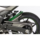 BODYSTYLE Sportsline Hinterradabdeckung grün/schwarz Candy Lime Green, 17P/Ebony, H8 ABE passt für Kawasaki Z1000SX