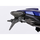 PROTECH V-SHAPE Kennzeichenhalterset schwarz passt für YAMAHA MT-09 / SP(17-20)