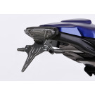 PROTECH V-SHAPE Kennzeichenhalterset schwarz passt für Yamaha MT-09, MT-09 SP