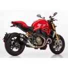 SHARK Track Auspuff schwarz EG-BE passt für Ducati Monster 821, Monster 1200, Monster 1200 S