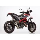 SHARK Track Auspuff schwarz EG-BE passt für Ducati Hypermotard 821, SP