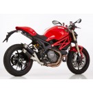 SHARK Track Auspuff schwarz EG-BE passt für Ducati Monster 1100 EVO