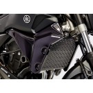 PROTECH Profiline Kühlergrillabdeckung schwarz passt für Yamaha MT-07, Motocage, 