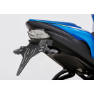 PROTECH V-SHAPE Kennzeichenhalterset schwarz passt für SUZUKI GSX-S 1000(21-24)/