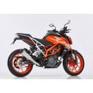 SHARK DSX-7 Auspuff Short silber EG-BE passt für KTM RC 125, 390, 125, 390, 250 Duke