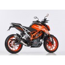 HURRIC Supersport Auspuff Short Carbon EG-BE passt für KTM 125 Duke(17-20)/250 D