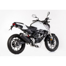 SHARK DSX-10 Auspuffanlage schwarz-matt EG/BE passt für HONDA CB125R(18-20)