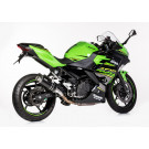 HURRIC Supersport Auspuff Short schwarz EG-BE passt für KAWASAKI Ninja 400(18-21
