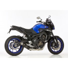 HURRIC Supersport Auspuffanlage schwarz EG-BE passt für Yamaha XSR900, MT-09 & SP