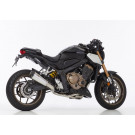 SHARK DSX-7 Auspuffanlage Short silber EG-BE passt für Honda CB650R, CBR650R