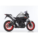 HURRIC Supersport Auspuff schwarz EG-BE passt für YAMAHA MT-03(17-21)/MT-03(16-1