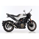 HURRIC Supersport Auspuff schwarz EG-BE passt für HUSQVARNA Svartpilen 125(21-23