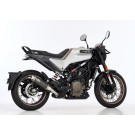 HURRIC Supersport Auspuff Short Carbon EG-BE passt für HUSQVARNA Svartpilen 125(