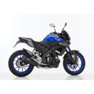 SHARK DSX-7 Komplett Anlage schwarz-matt EG/BE passt für YAMAHA MT-125(21-24)/YZ