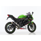 SHARK SRC 4 Auspuff Short schwarz EG-BE passt für KAWASAKI Ninja 125(21-24)/Ninj