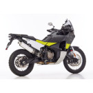 HURRIC Rac 1 Auspuff silber EG-BE passt für HUSQVARNA Norden 901(22-23)/KTM 790 Adventure(19-21)/790 Adventure R(19-21)/890 Adventure(21-24)/890 Adventure R(21-24)/890 SMT(23-24)