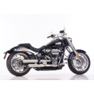 FALCON Double Groove Auspuff silber EG-BE e24 00410H passt für HARLEY DAVIDSON S