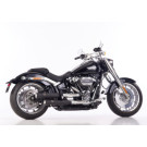 FALCON Double Groove Auspuff schwarz-matt EG-BE e24 00410H passt für HARLEY DAVI