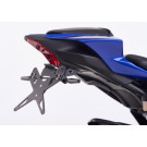 PROTECH X-SHAPE Kennzeichenhalter schwarz passt für YAMAHA YZF-R7(21-24)