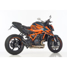 V*HURRIC Pro 2 Auspuff schwarz-matt EG-BE passt für KTM 1290 Super Duke R(20-23)