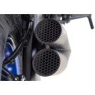 HURRIC Pro 2 GP Auspuff schwarz-matt EG-BE passt für SUZUKI GSR 750(11-16)/GSX-S