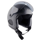 Bores Gensler SRM Slight 2 - FINALE - Leder Jethelm - mit Visier - schwarz-matt