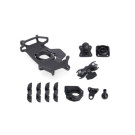 SW-Motech Universal Navi-Kit mit T-Lock Halter Smartphone Inkl 2" Klemmarm für Lenker/Spiegelgewinde