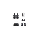 SW-Motech Adapterkit für ADVENTURE-RACK Gepäckträger Schwarz für DUSC Aufnahme auf ADVENTURE-Rack