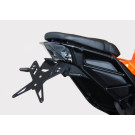 V*PROTECH X-SHAPE Kennzeichenhalter schwarz passt für KTM RC 125(22-24)/RC 390(2