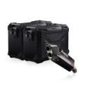 SW-Motech TRAX ADV Alukoffer-System + Akrapovic Schwarz 45/45l  passt für BMW R 1300 GS(23-)
